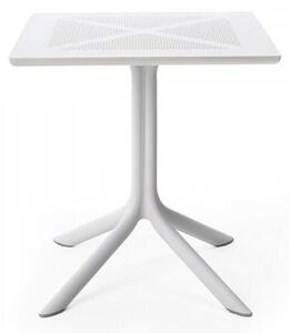 Nardi ClipX 70 fehér kerti asztal