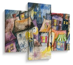Kép - esős este (90x60 cm)
