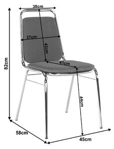 Irodai szék Zella (szürke). 1016155