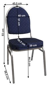 Irodai szék Jarvis (kék). 1016165