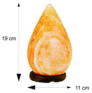 EMI láng alakú Himalája só lámpa 2 kg