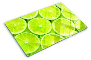 Üveg vágódeszka Lime szeletek