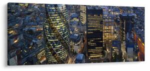 Kép - London esti panorámája (120x50 cm)
