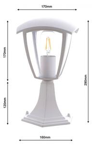 Eko-Light Fox kültéri állólámpa 29cm (EKO3513) fehér IP44 1xE27