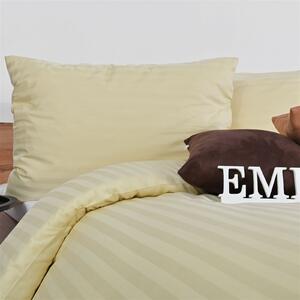 EMI vanília színű damaszt ágyneműhuzat: Standard egyszemélyes szett 1x (200x140) + 1x (90x70) cm