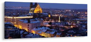 Kép - Cathedral of St. Péter és Pál, Brno, Csehország (120x50 cm)