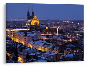 Kép - Cathedral of St. Péter és Pál, Brno, Csehország (70x50 cm)