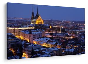 Kép - Cathedral of St. Péter és Pál, Brno, Csehország (90x60 cm)