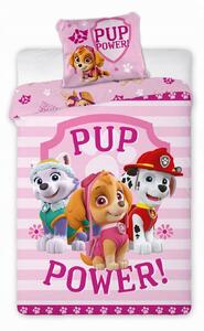 Disney Paw patrol rózsaszín gyerek ágyneműhuzat135x100cm+40x60cm Faro