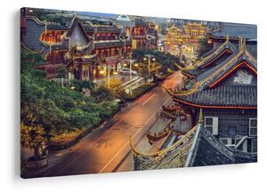 Kép - Qintai Road, Chengdu, Kína (90x60 cm)
