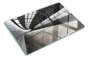 Edzett üveg vágódeszka Modern építészet és geometria