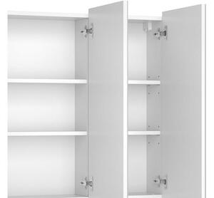 Vicco Sola fehér tükrös fürdőszobai szekrény – 100 × 79,8 × 16,9 cm