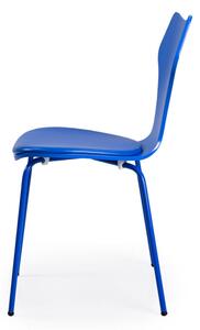 Lolly design szék, kék textilbőr