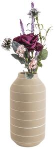 Terra váza, törtfehér, H35cm