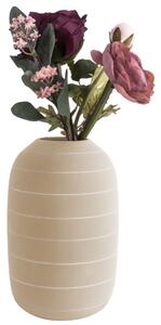 Terra váza, törtfehér, H30cm