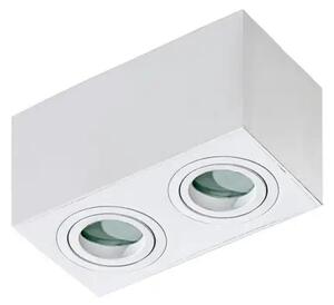 Modern spotlámpa Brant 2 SQ IP44 fehér