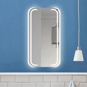 Mezős fehér LED tükör 50 x 80 cm