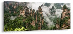 Kép - Zhangjiajie Nemzeti Park, Kína (120x50 cm)