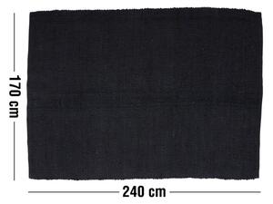 Thora szőnyeg, 170x240 cm, fekete