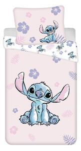 Jerry Fabrics Lilo és Stitch Pink ágyneműhuzat - Lilo és Stitch - rózsaszín | 140 x 200 cm / 70 x 90 cm