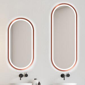 Zeta Copper LED tükör 40 x 60 cm