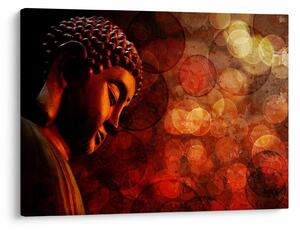 Kép - Buddha piros tónusokkal (70x50 cm)