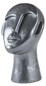 Head szobor, H30 cm, grafitszürke