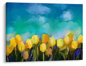 Sárga tulipán képe (70x50 cm)