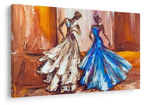 Kép - táncos, olajfestmény (90x60 cm)