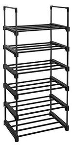 Cipőtároló, Songmics, LSA23BK, fekete, 45 x 30 x 106 cm