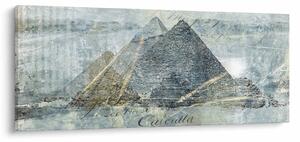 Kép - Piramisok kék szűrőben (120x50 cm)