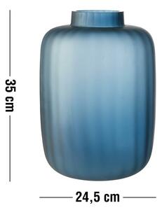 Ofora váza, kék, D24,5 cm