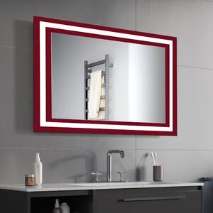 Mirror Moderno LED Red 100 x 63 cm