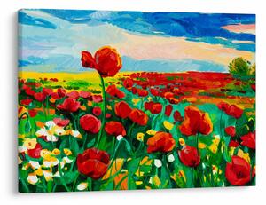 Kép egy mező mákkal (70x50 cm)