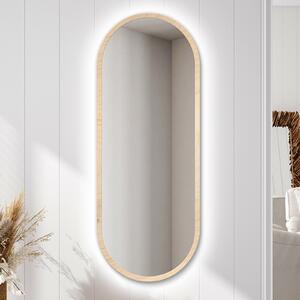 Mirror Zeta LED Wood Ambient 40 x 60 cm