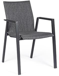 ODEON prémium kültéri szék - szürke/antracit