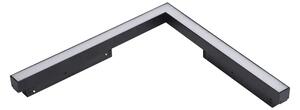 LED sínlámpa Alfa Saga Track Magnetic Corner A 24W 3000K fekete