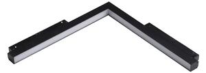 LED sínlámpa Alfa Saga Track Magnetic Corner B 24W 3000K fekete