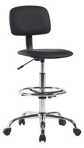 Irodai szék Icina Pako World, PU, fekete, 58x54x102-123 cm