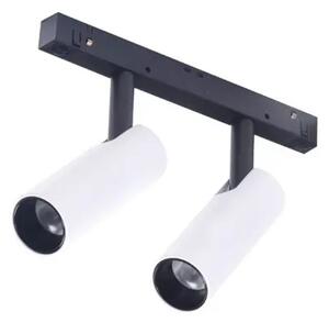LED sínlámpa Alfa Niko 2 lánctalpas mágneses 2X7W 3000K fehér/Bk