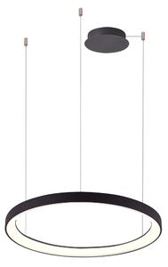 Modern LED-es csillár Agnes 78, szabályozható fekete