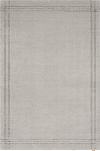 Krémszínű gyapjú szőnyeg 240x340 cm Calisia M Grid Rim – Agnella