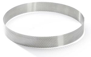 De Buyer 3098.09 lyukacsos torta kerek keret 24,5cm, rozsdamentes acél