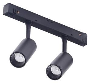 LED sínlámpa Alfa Nikki 2 Track Magnetic 2X3W 3000K fekete/Bk
