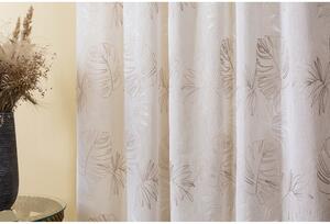 Bézs átlátszó függöny 140x260 cm Cybele – Mendola Fabrics