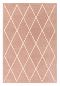 Rózsaszín kézi szövésű gyapjú szőnyeg 80x150 cm Albany – Asiatic Carpets