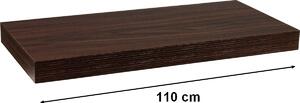 STILISTA Fali polc Volato 110 cm fa sötét