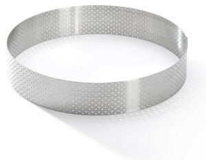De Buyer 3098.07 perforált torta kerek keret 18,5cm, rozsdamentes acélból