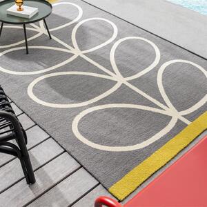 Orla Kiely műszálas kültéri szőnyeg giant linear stem slate 460605 - 160 x 230 cm