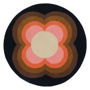 Orla Kiely gyapjú körszőnyeg sunflower pink 060005 - Ø 150 cm